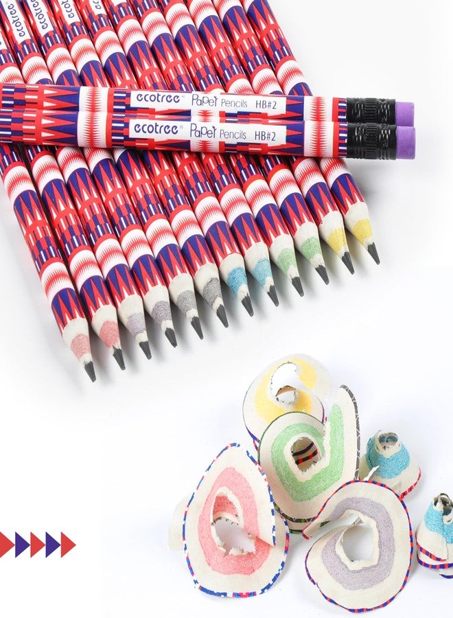 ECOTREE Pencils #2 Pre-Sharpened Pencils for Kids Number 2 Pencil with Erasers for School, Writing, 12 Count - Image 4